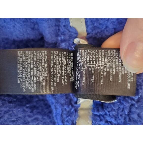 Ladies The North Face Purple/Blue Fleece Full Zip Jacket - SZ XS - Picture 5 of 7